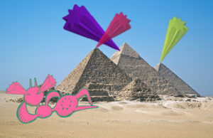 The popping Pyramids with 8spots