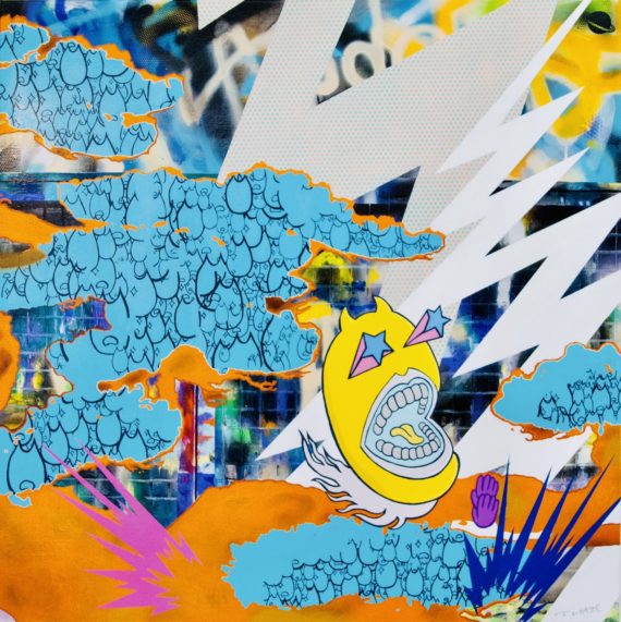 Holy spirit came from the air and alighted to the pine tree Orange